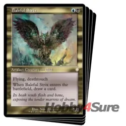 Baleful Strix X4 M/NM Magic: The Gathering MTG The Brothers' War: Commander - Image 1