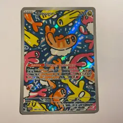 Pokemon TCG Tatsugiri Illustration Rare Card Twilight Masquerade 186/167 - Image 1