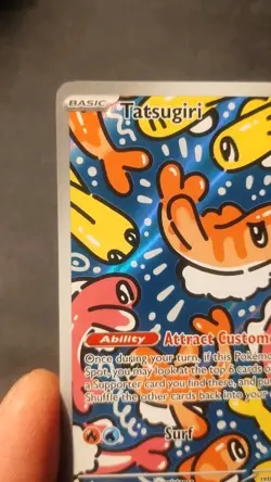 Pokemon TCG Tatsugiri Twilight Masquerade Illustration Rare Card 186/167 NM - Image 4