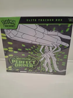 Pokemon TCG Mega Evolution Perfect Order ETB box sealed in hand 🔥 - Image 1