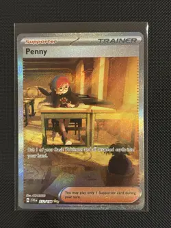 Penny 252/198 Scarlet & Violet Base Special Illustration Rare Pokemon NM - Image 1