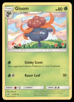 Pokemon TCG Gloom 5/147 Regular - Image 1