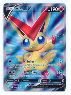 Pokemon Battle Styles - Victini V 144/163 - Full Art - Pack Fresh NM - Image 1