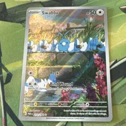 Pokemon - Swablu 213/182 - SV04: Paradox Rift - Illustration Rare - NM - Image 1
