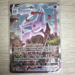 Pokemon Espeon VMAX Alternate Art Secret Rare Holo 270/264 Fusion Strike - Image 1