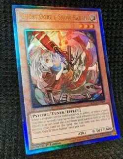 Yu-Gi-Oh! Ghost Ogre Snow Rabbit (Alt Art) *PRISMATIC ULTIMATE RARE* 1st Ed NM - Image 1