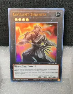 Yu-Gi-Oh! Gallant Granite *ULTRA RARE* MP25-EN286 1st Edition NM/M - Image 1