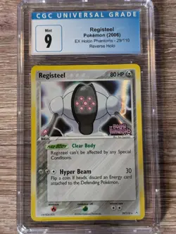 2006 EX Holon Phantoms Registeel Reverse Holo #29 CGC Mint 9 - Image 1