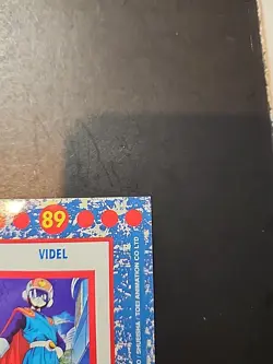 Dragon Ball Z DBZ 1989 Trading Card Bird Studio Series 2 Holo Prism #89 Videl - Image 4