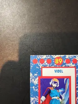 Dragon Ball Z DBZ 1989 Trading Card Bird Studio Series 2 Holo Prism #89 Videl - Image 5