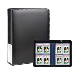 Graded Card Binder, 40 Pocket Slab Binder, Holds 40 PSA Cards, Durable Black ... - Image 1