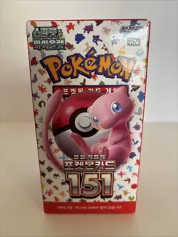 Pokemon Card Scarlet&Violet 151 Booster Box sv2a New Sealed Korean ver - Image 1