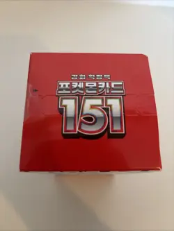 Pokemon Card Scarlet&Violet 151 Booster Box sv2a New Sealed Korean ver - Image 5