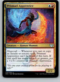 Strixhaven: School of Mages Magic: The Gathering Prismari Apprentice - Image 1