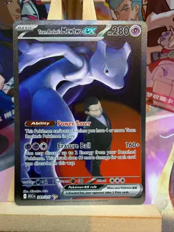 Team Rocket's Mewtwo ex 281/217 ME: Ascended Heroes Pokemon NM - Image 1