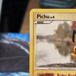 Pichu Lv.6 93/123 Mysterious Treasures 2007 Pokemon TCG Common NM-LP Yuka Morii - Image 5