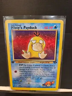 Misty's Psyduck 1st Edition Gym Challenge 90/132 Pokemon - NM - Image 1