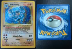 Machamp 8/102 Rare Base Set Pokemon Lightly Played - Image 3