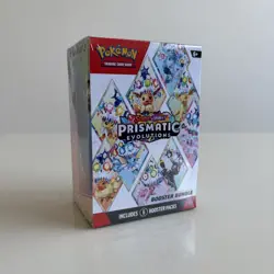 Pokemon Scarlet & Violet-Prismatic Evolutions Booster Bundle (6 Packs) Sealed - Image 1