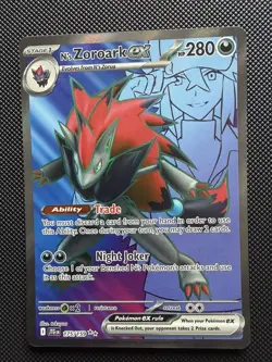 N's Zoroark EX 175/159 Pokemon Journey Together English NM - Image 1