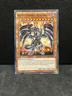 Yugioh Red-Eyes Darkness Metal Dragon SR02-EN009 Common 1st Edition NM - Image 1