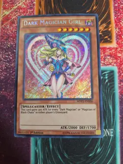 Yu-Gi-Oh! TCG Dark Magician Girl MVP1-ENS56 Secret Rare 1st Edition Near Mint - Image 1