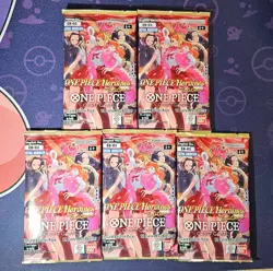 5x One Piece Card Game - Heroines Edition EB03 Booster Packs (ENGLISH) - Image 1