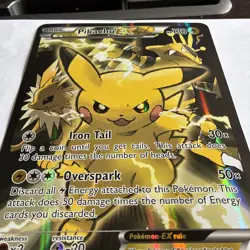Pokemon Pikachu EX – XY124 Black Star Promo Jumbo / Oversized Card NM unplayed - Image 5