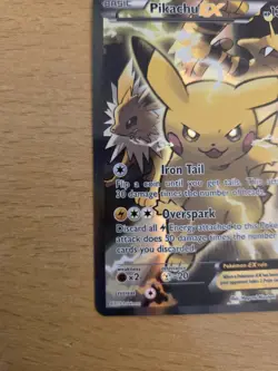 Pokemon TCG Pikachu EX XY124 Black Star Promo Card 2016 - NM - Image 5