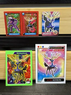 Pokemon Lot of Cards and Stickers All Xerneas #716 Xerneas Only Lot of 13 - Image 4