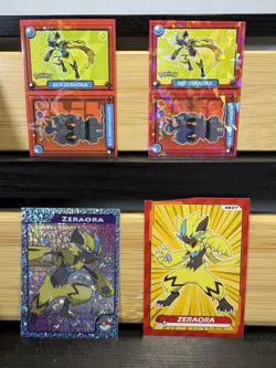 Pokemon Lot of Cards and Stickers Zeraora #807 Zeraora Only Lot of 15 - Image 2
