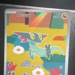 Pokemon Dreepy 247/217 Basic Holo Dragon 70 HP Petty Grudge Bite Card - Image 3