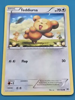 Teddiursa #121/162 XY - BREAKthrough Common - Pokemon Cards LP - Image 1