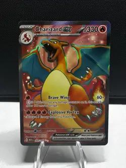 Pokemon TCG Charizard EX Full Art Ultra Rare Holo Card 183/165 - Image 1
