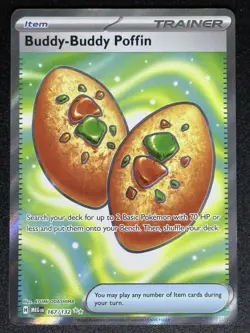 Buddy-Buddy Poffin 167/132 Me01: Mega Evolution Pokemon Card TCG NM - Image 1