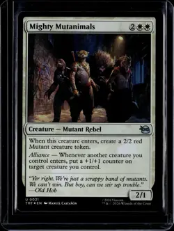 Mighty Mutanimals - 21 - Foil - TMT - NM - MTG Magic the Gathering - Image 1