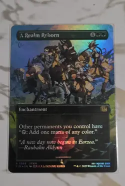 A Realm Reborn (Borderless) (Chocobo Track Foil) Final Fantasy Foil - Image 1