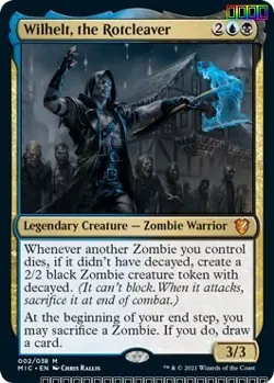 Wilhelt, the Rotcleaver [MIC - 2] - DM [Foil] TCG MTG - Image 1
