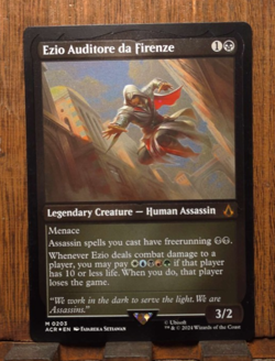 MTG💕 Ezio Auditore da Firenze (Foil Etched) Assassin's Creed NEAR MINT😍 - Image 1