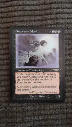 Magic: the Gathering / MtG Graveborn Muse x1 Legions - Image 1