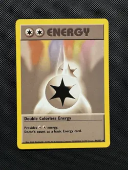 Pokemon TCG Double Colorless Energy 96/102 Base Set Uncommon Near Mint WoTC - Image 1
