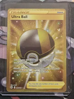 Pokemon TCG Ultra Ball 186/172 - Brilliant Stars Secret Rare Holo - Near Mint - Image 1