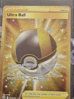 Pokemon TCG Ultra Ball 186/172 - Brilliant Stars Secret Rare Holo - Near Mint - Image 2