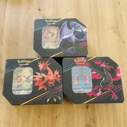 Pokemon Crown Zenith Large Tin Set Articuno Zapdos Moltres | BRAND NEW & SEALED - Image 1