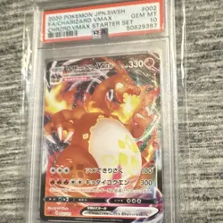 Pokemon TCG Charizard VMAX 002/021 SC Starter Set Vmax Holo Japanese PSA 10 - Image 1