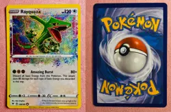 Rayquaza 138/185 Holo Amazing Rare | Vivid Voltage | 2020 Pokemon TCG Card | NM - Image 3