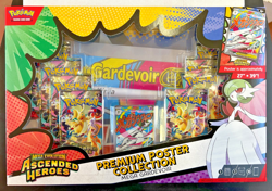 Pokemon TCG Ascended Heroes Mega Gardevoir Premium Poster Collection Sealed OVP - Image 1
