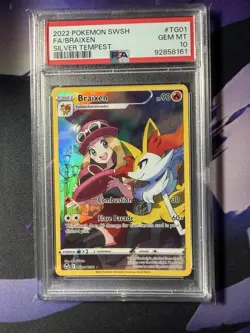 Braixen TG01/TG30 Silver Tempest Pokemon PSA 10 - Image 1