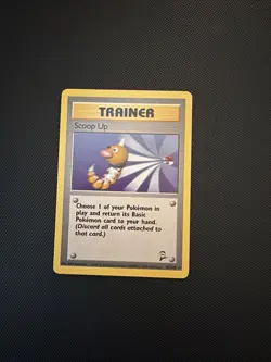Pokemon TCG Scoop Up 107/130 Trainer Base Set 2 Regular (LP) - Image 1
