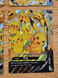 Pikachu V-Union PROMO Set of All 4 Cards SWSH139-142 NM Pokemon Nintendo M9233 - Image 5